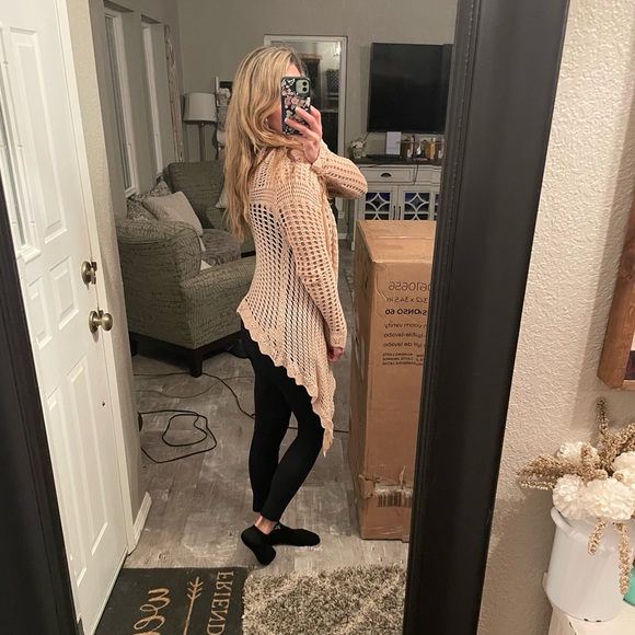 O’Neill Open Crochet Knit Cardigan - Picture 6 of 13